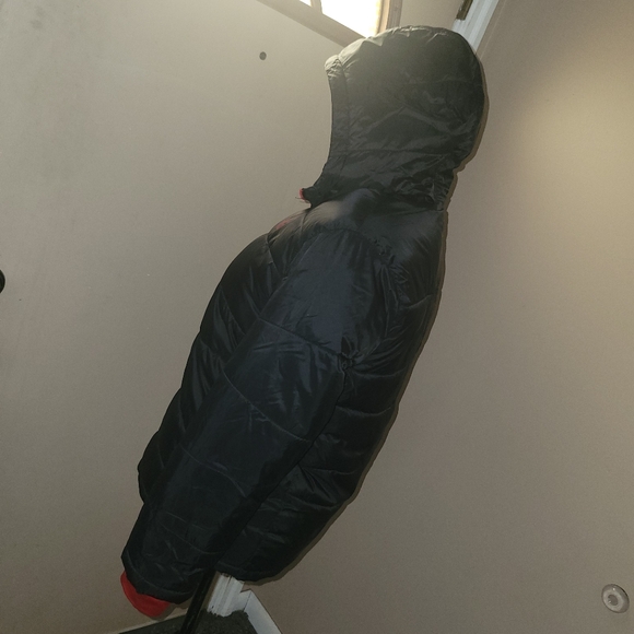 Firm! Spyder Kids Black and Red Hooded Jacket - Picture 4 of 11